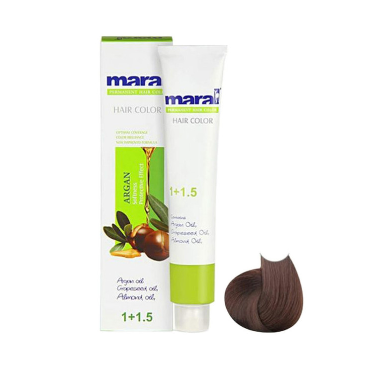 رنگ مو مارال سری طبیعی شماره 5.0 حجم 100 میلی لیتر رنگ قهوه ای روشن