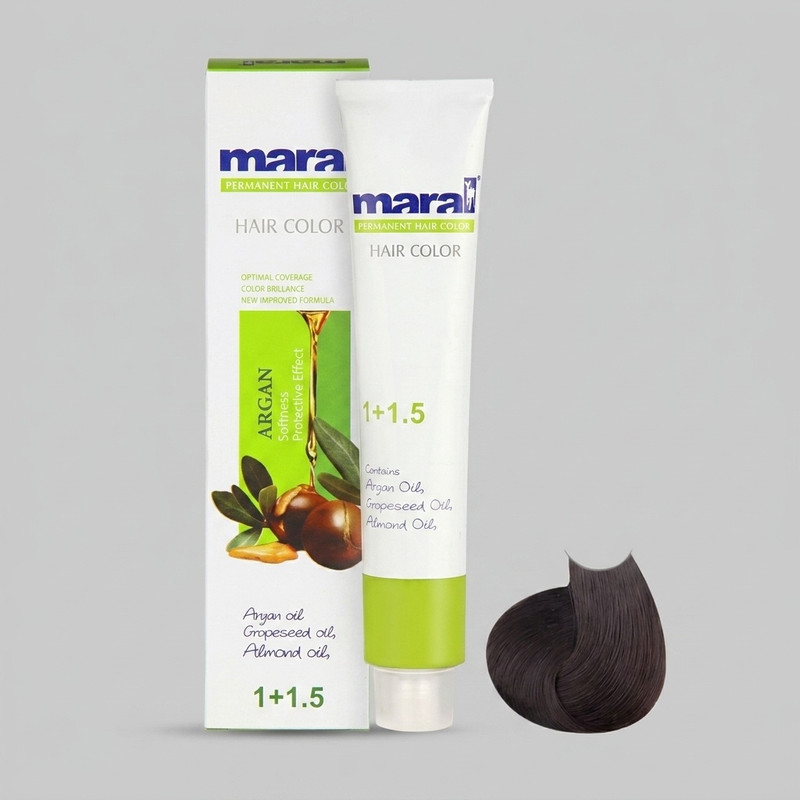 رنگ مو مارال سری طبیعی مدل مشکی قهوه ای شماره 2.0