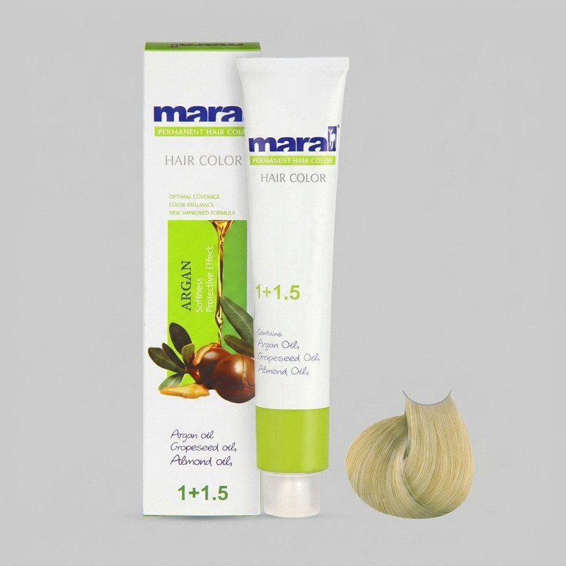 رنگ مو مارال سری زیتونی مدل بلوند زیتونی خیلی روشن شماره 9.3