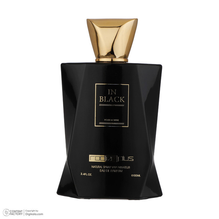 ادو پرفیوم مردانه رودیر پلاس مدل In Black حجم 100 میلی لیتر
