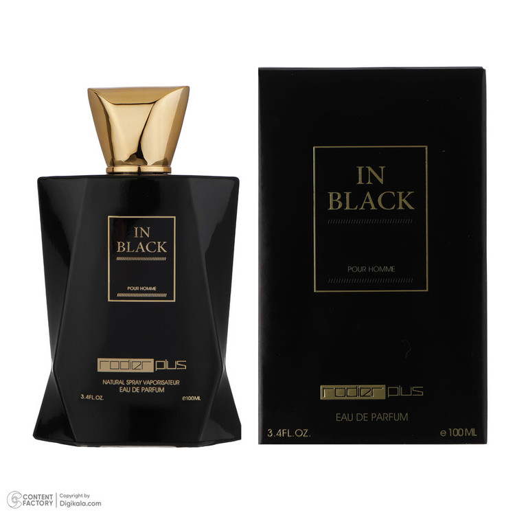 ادو پرفیوم مردانه رودیر پلاس مدل In Black حجم 100 میلی لیتر