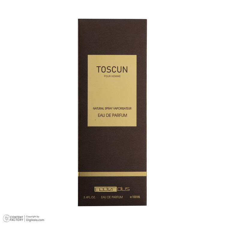 ادو پرفیوم مردانه رودیر مدل Toscun حجم 100 میلی لیتر