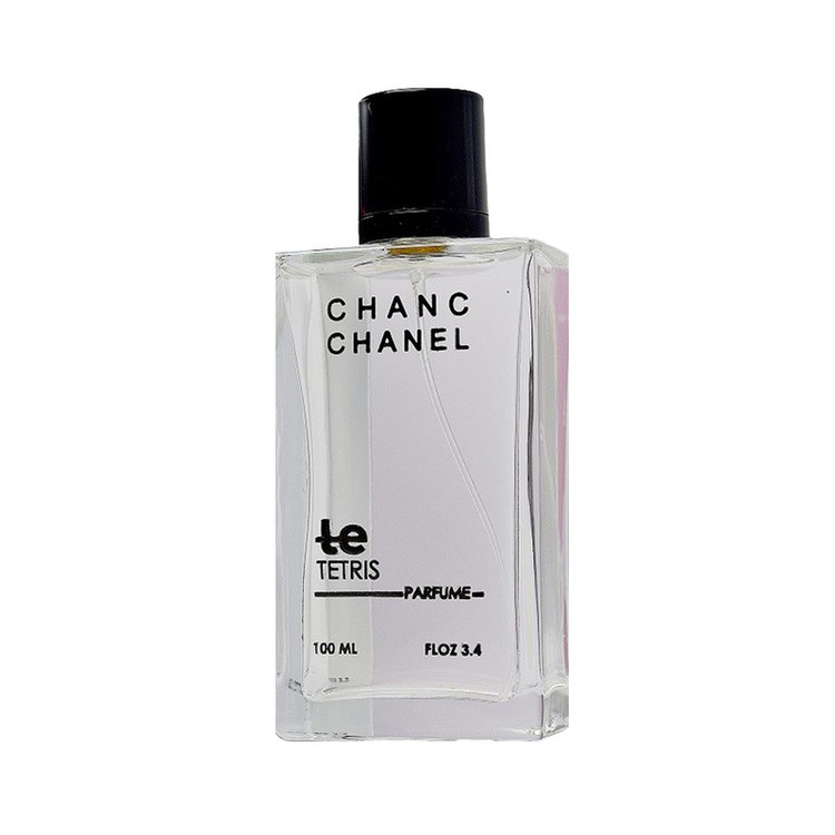 ادوپرفیوم زنانه تتریس مدل Chanel Chance با رایحه شیرین حجم 100 میلیلیتر