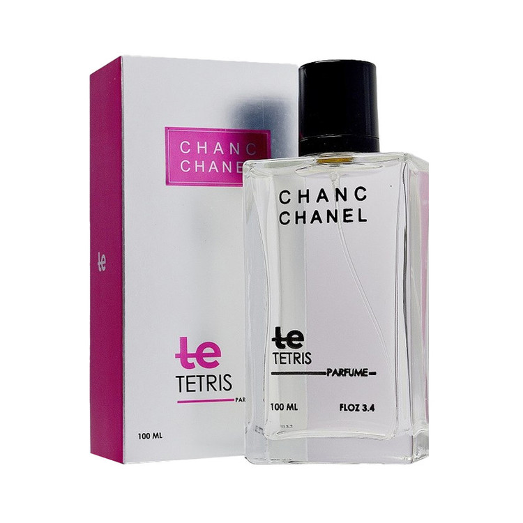 ادوپرفیوم زنانه تتریس مدل Chanel Chance با رایحه شیرین حجم 100 میلیلیتر