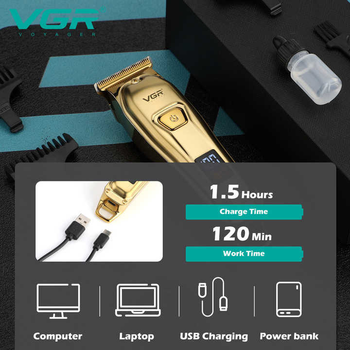 ماشین اصلاح موی سر و صورت وی جی آر مدل V-965