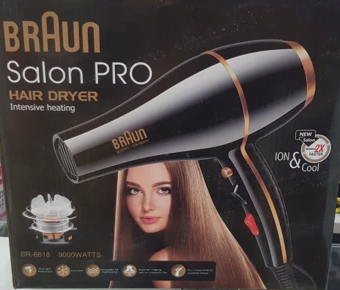 سشوار براون مدل BR-8818 با باد سرد