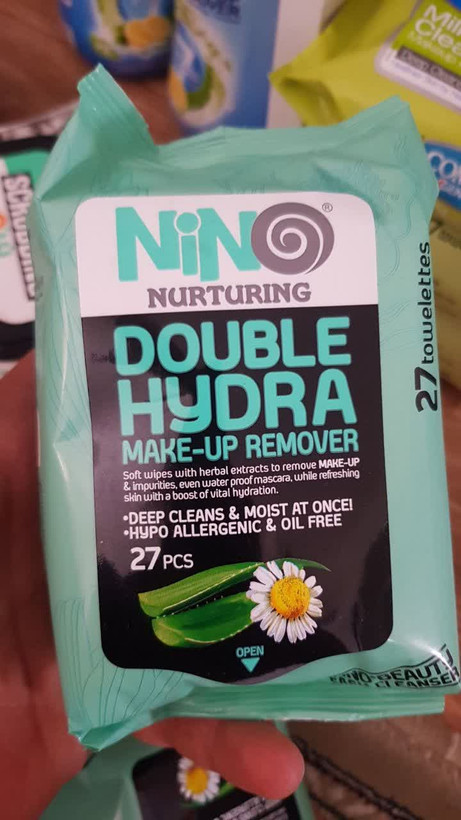 دستمال مرطوب نینو مدل Double Hydra بسته ۲۷ عددی